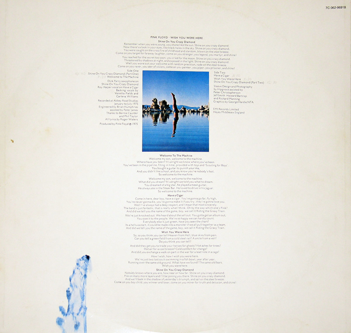 High Resolution Photo #4 PINK FLOYD Wish You Were Sweden 